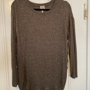 Heather Green Como Vintage Long Sleeve Top- Size S